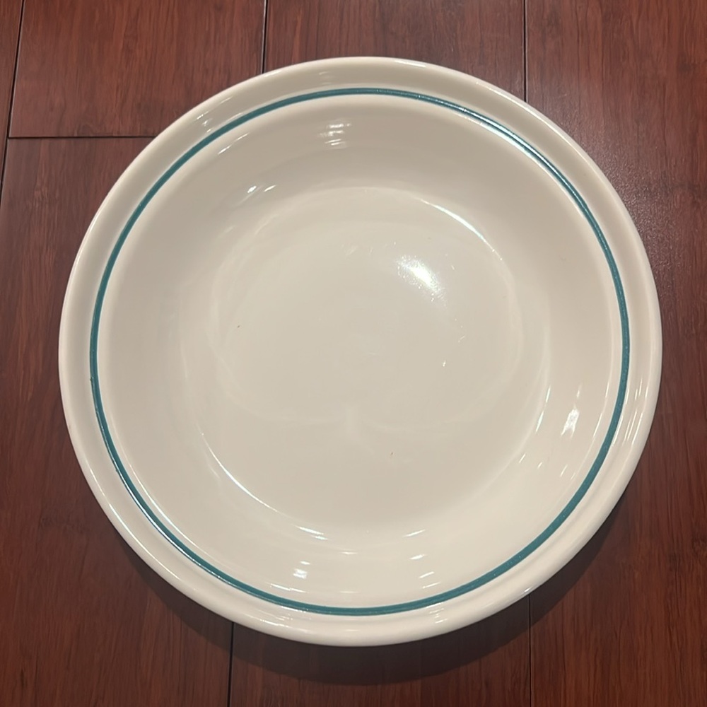 Longaberger Woven Traditions Heritage Green Pie Plate - Picture 2 of 5